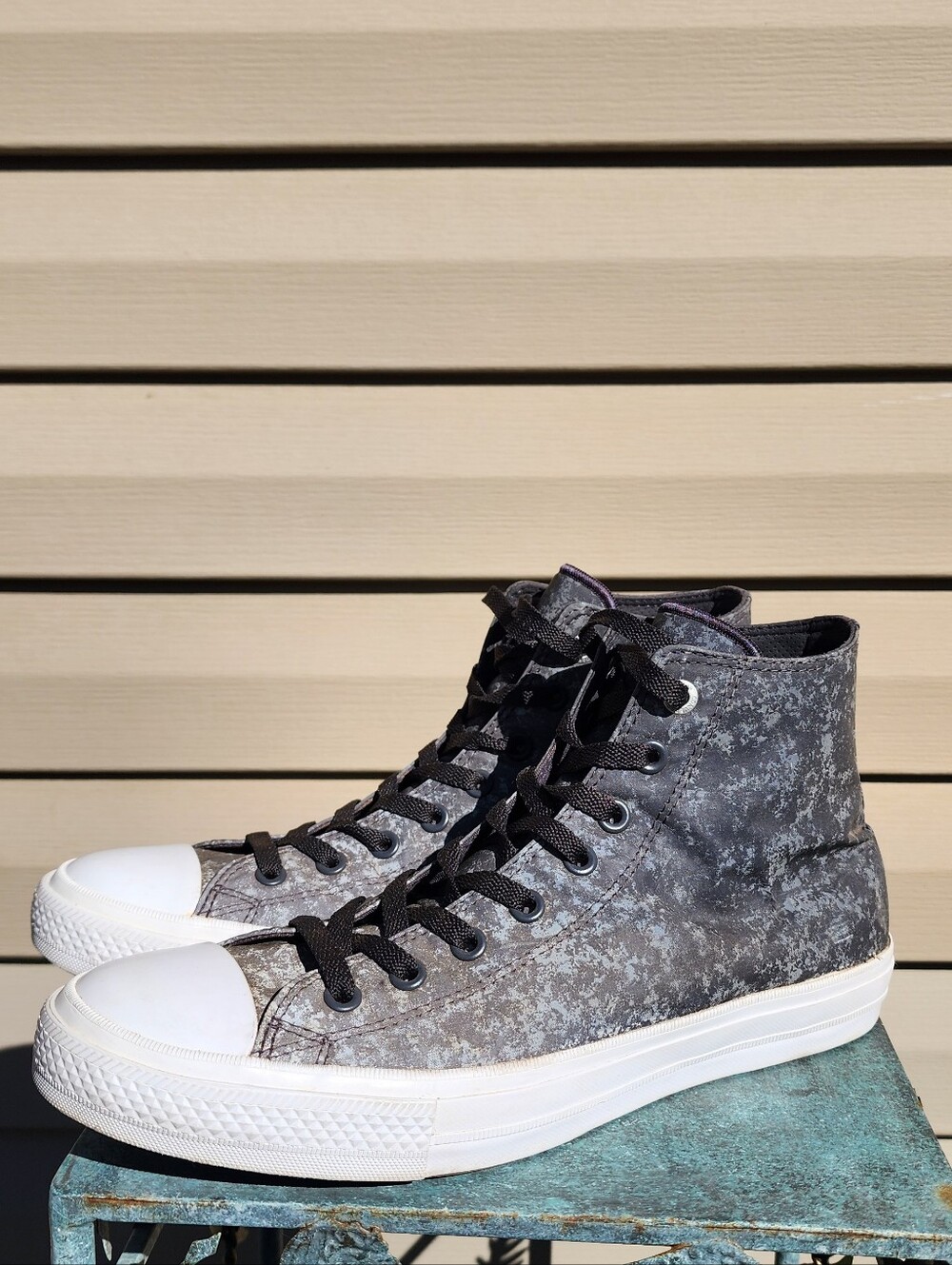 Converse Chuck Taylor All Star 2 Men's Sz 10.5 Reflective Grey